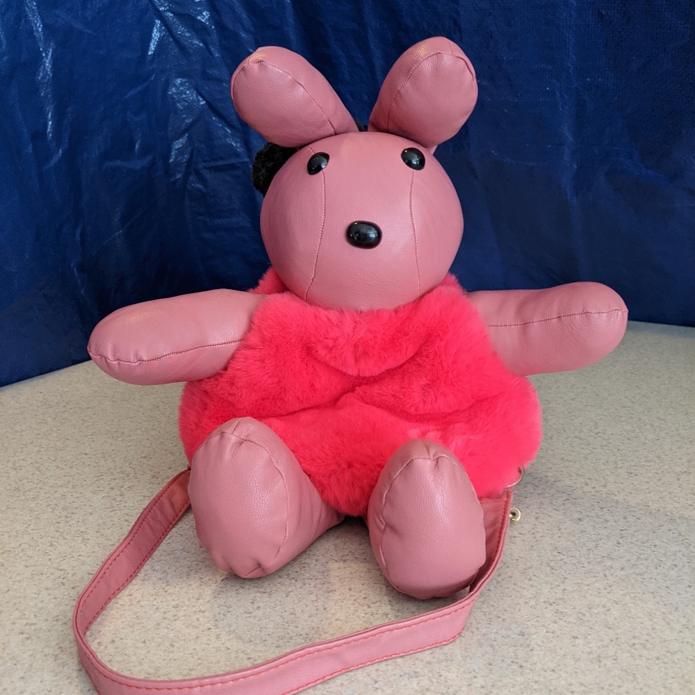 Pink Armadillo Shoulder mini  bag by Gugisa